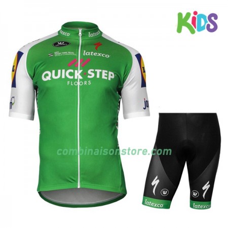 Combinaison Cycliste + Cuissard 2017 Quick-Step Floors Enfant N002